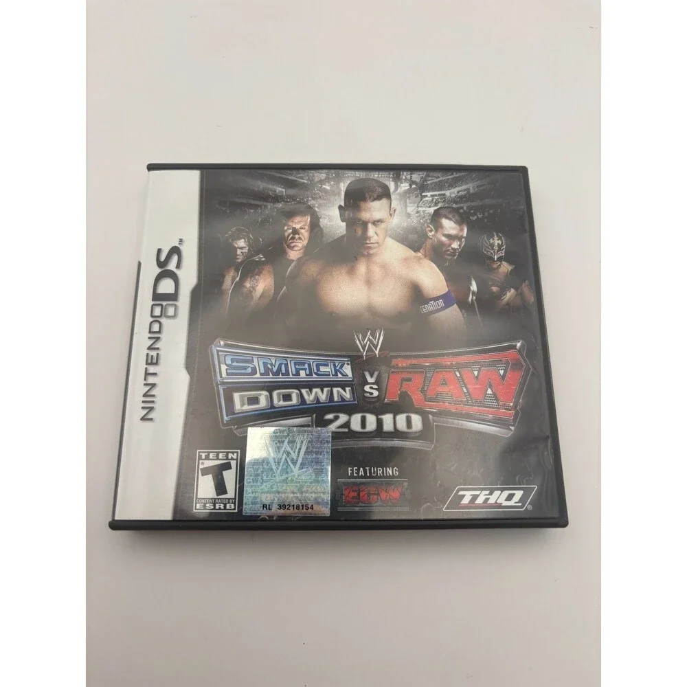 WWE SmackDown vs. Raw 2010 Featuring ECW (Nintendo DS, 2009) Tested working